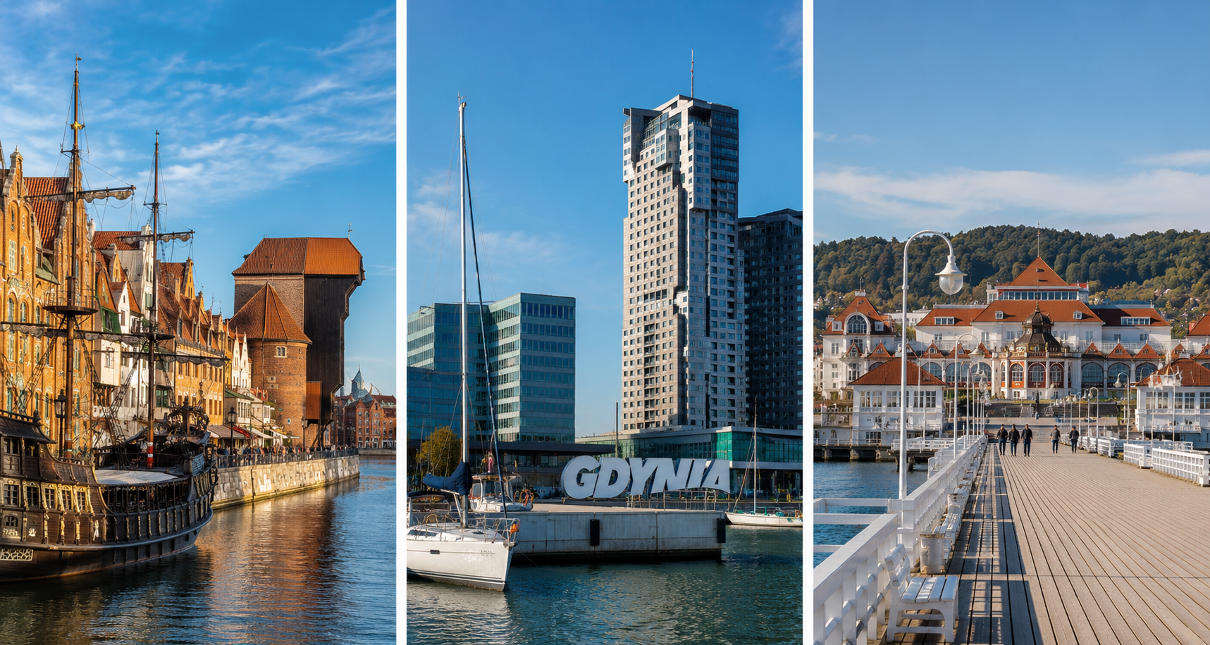 Atrakcje Trójmiasta: Gdańsk, Gdynia, Sopot